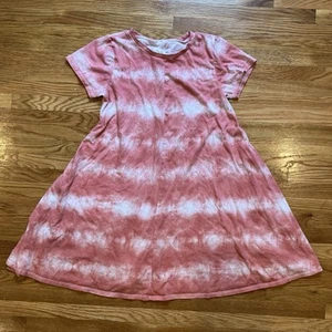 Melrose and Market Pink Short Sleeve Sun Dress Girls Size Large 10/12 - Picture 1 of 5