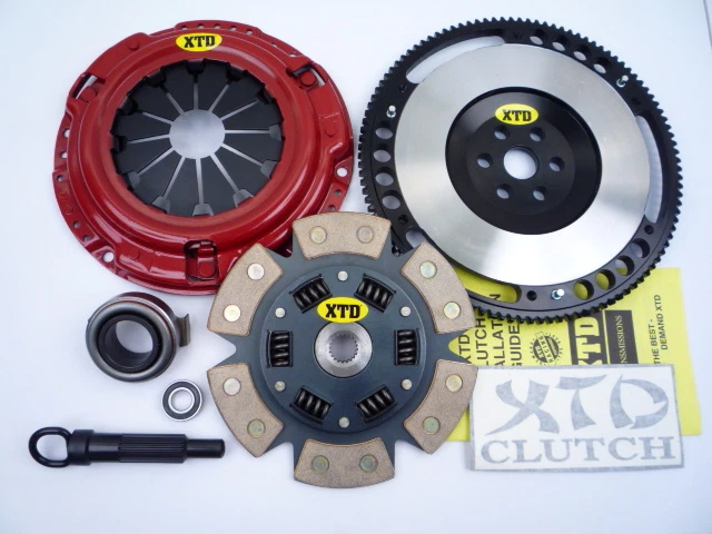 XTD STAGE 3 CLUTCH & 8LBS FLYWHEEL KIT CIVIC DEL SOL DX LX EX CX VX HX SI  - Image 1 of 1