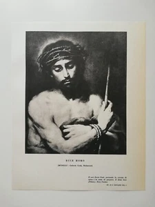 Clipping Ritaglio Illustrazione Ecce Homo - Murillo - Picture 1 of 1