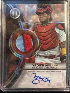 2025 Topps Tribute To Threads Auto Relic #TTTA-YADI Yadier Molina #/99 - Picture 1 of 2