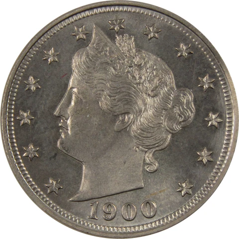 1900 Liberty Head V Nickel Choice Proof 5c Coin SKU:I7768 Cover