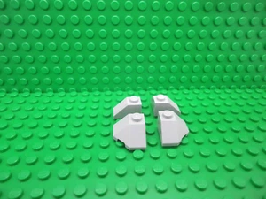Lego 4 Luz Gris Azulado 2x2 Doble Pendiente Convexa Castillo NUEVO - Imagen 1 de 1