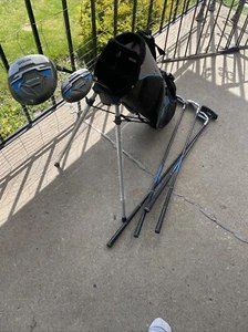 Wilson Profile Jr Golfschläger und Tasche hellblau und schwarz - Bild 1 von 20