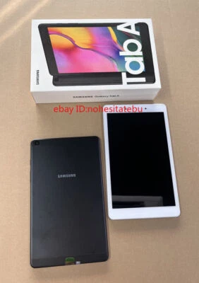 Samsung Galaxy Tab A 8.0 (2019) SM-T290/T295 32GB Tablets Unlocked Silver/Black - Image 1 of 4