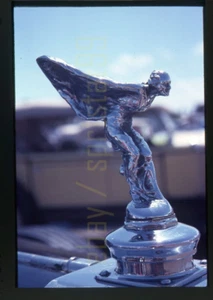 Rolls Royce Hood Ornament - 1977 Auto Show - Vintage 35mm Car Slide - Picture 1 of 3