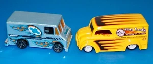 Wheel Swap Hot Wheels Panel Delivery Vans/Trucks w/Clear PVC Display Boxes - Picture 1 of 9