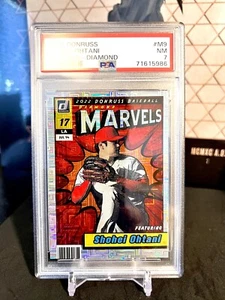 ⭐️ SHOHEI OHTANI 2022 PANINI MARVELS VECTOR #M9 PSA 7 NM GRADED CARD 🔥 - Picture 1 of 2