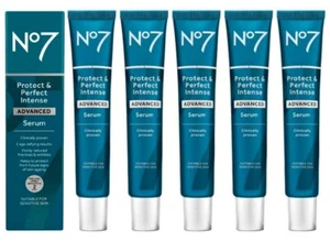 No7 Intense Protect & Perfect Advanced Beauty Serum NEW!!!! 5 x 50ml Boxed - Picture 1 of 7