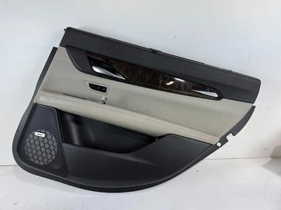 Cadillac CT6 2016-2020 panel de moldura de puerta interior trasera derecha con pantalla platino OEM Foto 1 de 4