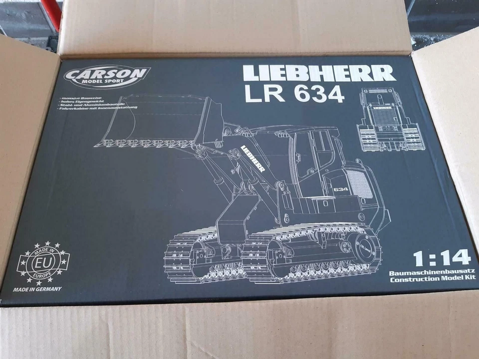Tamiya  Carson 500907111 RC Laderaupe Liebherr LR634 Bausatz 1:14 NEU OVP - Image 1 of 4