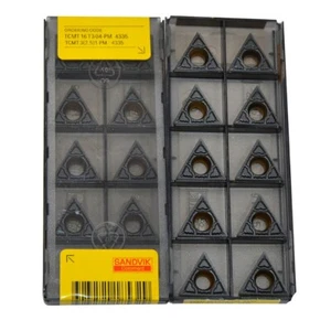TCMT16T304-PM 4335 Inserto de carburo TCMT 3 (2,5) 1 PM Torno CNC Herramientas de torneado 10 piezas - Imagen 1 de 5