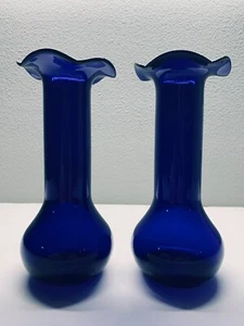 Vintage Set Kobaltblaue Vasen - Bild 1 von 3
