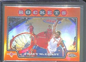 2008-09 Topps Chrome Orange Refractor #111 Tracy McGrady No 447 of 499