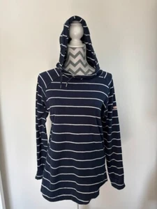 Regatta Thin Stripe Hoodie – Navy/White – Lightweight Layer – Size 12 - Picture 1 of 16