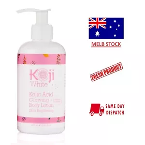 KOJIC ACID + COLLAGEN GLOWING BODY LOTION Skin Brightening Cream Whitening 250ml - Picture 1 of 5