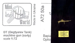 Mini World Models 1/72 DEGTYAREV TANK MACHINE GUN EARLY STYLE - Picture 1 of 3