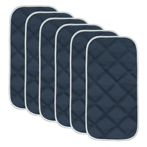 6 Pack Baby Waterproof Changing Pad Liners - Quilted Thicker Ultra Soft Changing - Picture 1 of 6
