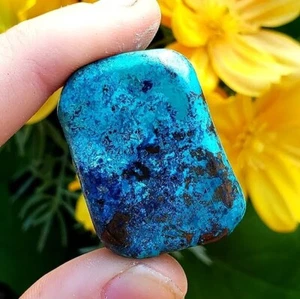 Piedra preciosa de cristal curativo natural pulido a mano Shattuckite - 1 pieza grande - Imagen 1 de 6