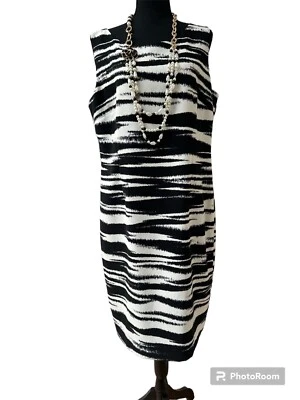 JONES STUDIO SEPARATES, animal print blanco y negro, S 14 Foto 1 de 4