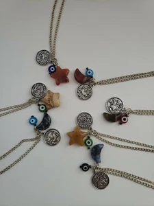 Neu ohne Etikett! Boho Sternzeichen Geburtstag Charm Halsketten - Löwe, Stier, Wassermann, Krebs,... - Bild 1 von 9