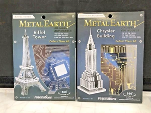 Modelli di costruzione Terra Eiffel e Chrysler non aperti - B12 - Foto 1 di 3