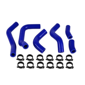 Coolant Radiator Hoses With Clamps Silicone Blue For Honda CRF 450R 2013-2014 - Picture 1 of 5