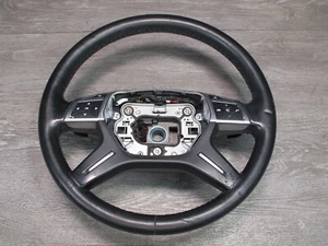 🥇12-16 MERCEDES W166 X166 GL ML-CLASS LEATHER STEERING W CONTROLS & PADDLES OEM - Bild 1 von 20