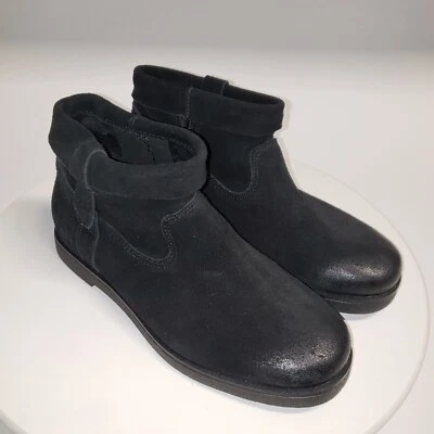 UGG Botín Mujer 7.5 Western Slouchy Tobillo Josefene Negro Gamuza 1130525 NUEVO Foto 1 de 4
