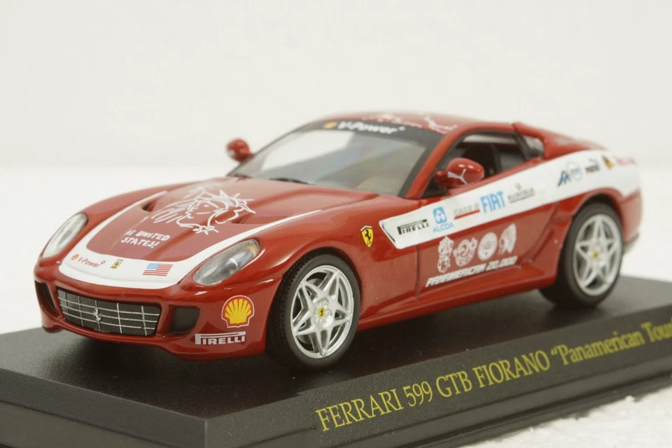 Ferrari 599 GTB Fiorano "Panamerican tour" red, Ferrari Collection №66  1:43 - Image 1 of 4