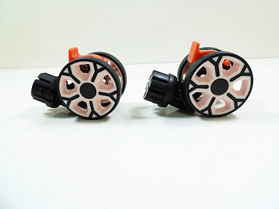 Swivel Caster Wheels Baby Carriage Stroller with Brake Push On Stem 1-1/8"  - Image 1 of 4