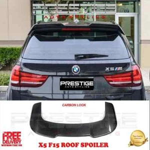 FOR BMW X5 M F15 PERFORMANCE ROOF SPOILER BOOT TRUNK LIP GLOSS BLACK 2013-2018 - Picture 1 of 7