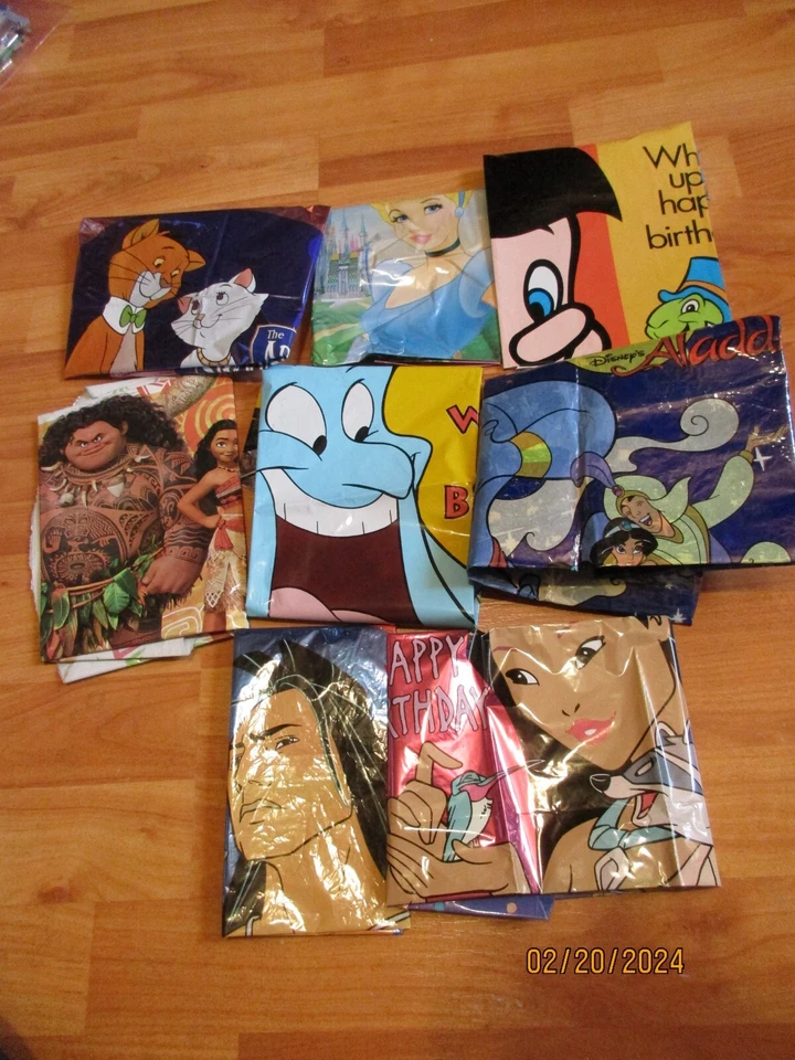 Globos Mylar de 18" Difíciles de Encontrar Personajes Disney Tú eliges NO un LOTE Nuevos Nuevo de Lote Antiguo Foto 1 de 1