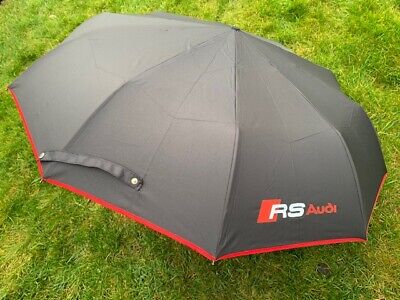 Audi RS Umbrella Carrello Completamente Automatico Audi Sport RS3 RS4 RS5 RS6 C7 UK STOCK • 33.99€