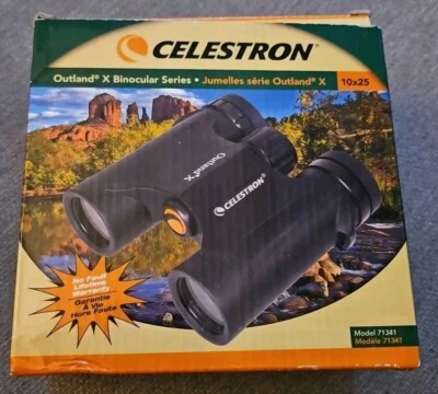 * Celestron Outland X 10x25 Binoculars Waterproof Fog Proof - Image 1 of 4