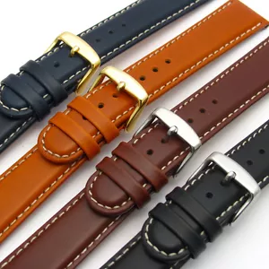 Cinturino Orologio Imbottito in Pelle di CONDOR Cuciture a Contrasto 18mm 20mm 147R - Foto 1 di 9