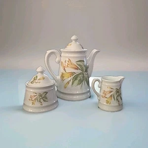 Geißblatt Kaffeekanne, Milchkännchen Deckel Zuckerdose Winterling Schwarzenbach 5tlg. - Bild 1 von 8