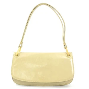Bolso de Hombro Prada Cuero Beige Vintage Elegante Auténtico JAPÓN - Imagen 1 de 10