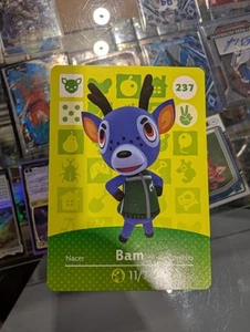 Bam #237 Animal Crossing Amiibo Card Authentic Series 3 - Picture 1 of 10