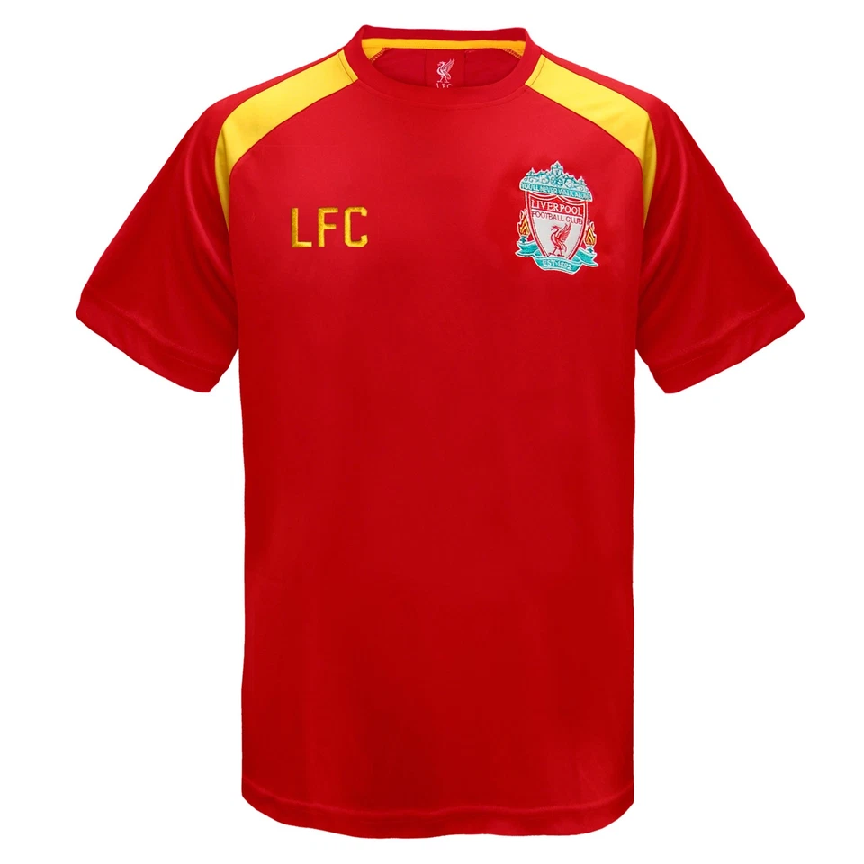Liverpool FC Boys T-Shirt Poly Kids OFFICIAL Football Gift - Image 1 of 3