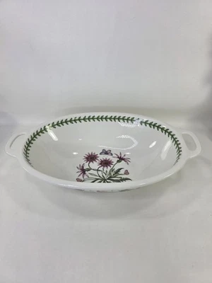Portmeirion Jardín Botánico Porcelana Mango Ovalado Cuenco para Servir Flor del Tesoro  Foto 1 de 4