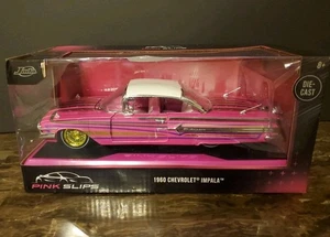 Jada 1:24 Pink Slip Diecast ~ 1960 Chevrolet Impala ~ pink #35984 - Bild 1 von 3
