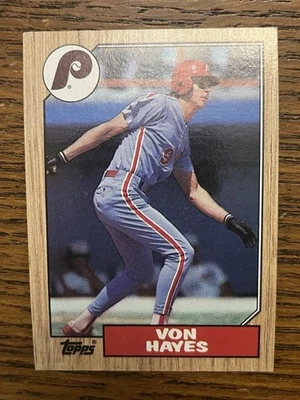 1987 Topps - Von Hayes #666 - Image 1 of 2