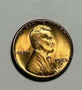 1928 S LINCOLN CENT BU DETAILS - Picture 1 of 2