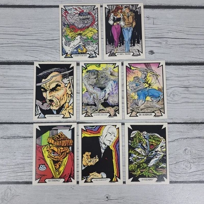 Lote de 8 tarjetas coleccionables Todd McFarlane Marvel Spider-Man 1989 Foto 1 de 4