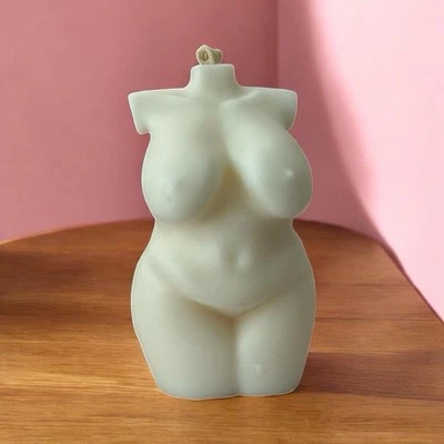 Vela corporal femenina grande con curvas, cuerpo de mujer, cera de soja, regalo de San Valentín, cumpleaños » Foto 1 de 4