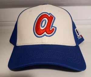Chapeau à bretelles réglable bleu Atlanta Braves MLB'Throwback - Photo 1/6