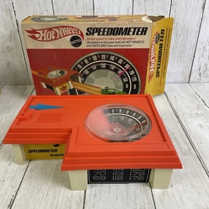 Vintage 1969 Mattel Hot Wheels Speedometer Race Track Accessory W/ Box - Picture 1 of 9