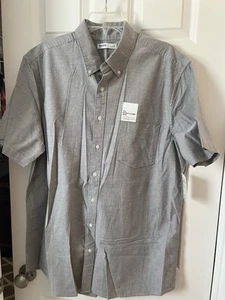 Sonoma Mens Shirt XLT Extra Large Tall Gray Short Sleeve Button NWT - Picture 1 of 5