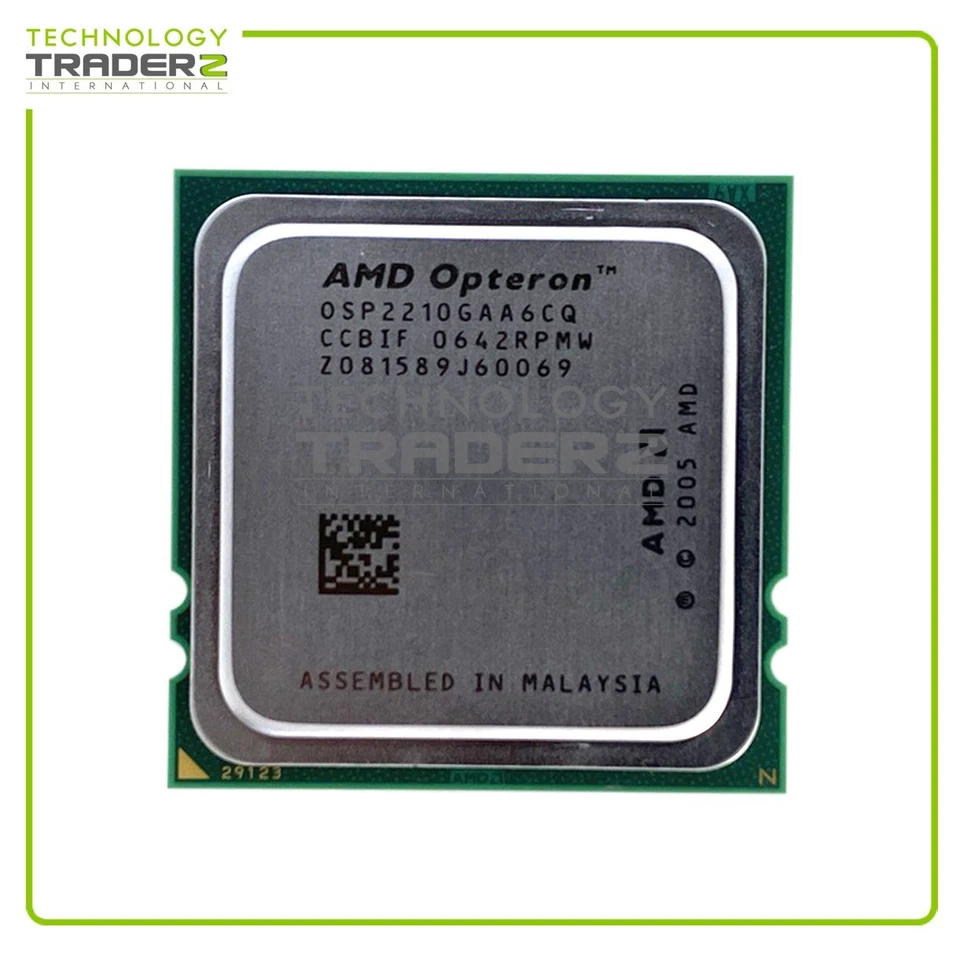 OSP2210GAA6CQ AMD Opteron 2210 HE Dual-Core 1.80GHz 2MB Processor **Pulled** - Image 1 of 1