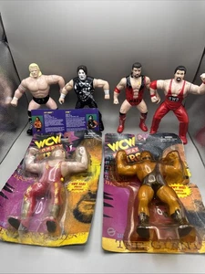 WCW NWO Nash Hall Luger Sting Giant Taskmaster Lot of 6 vibrating wrestlers 1997 - Bild 1 von 18